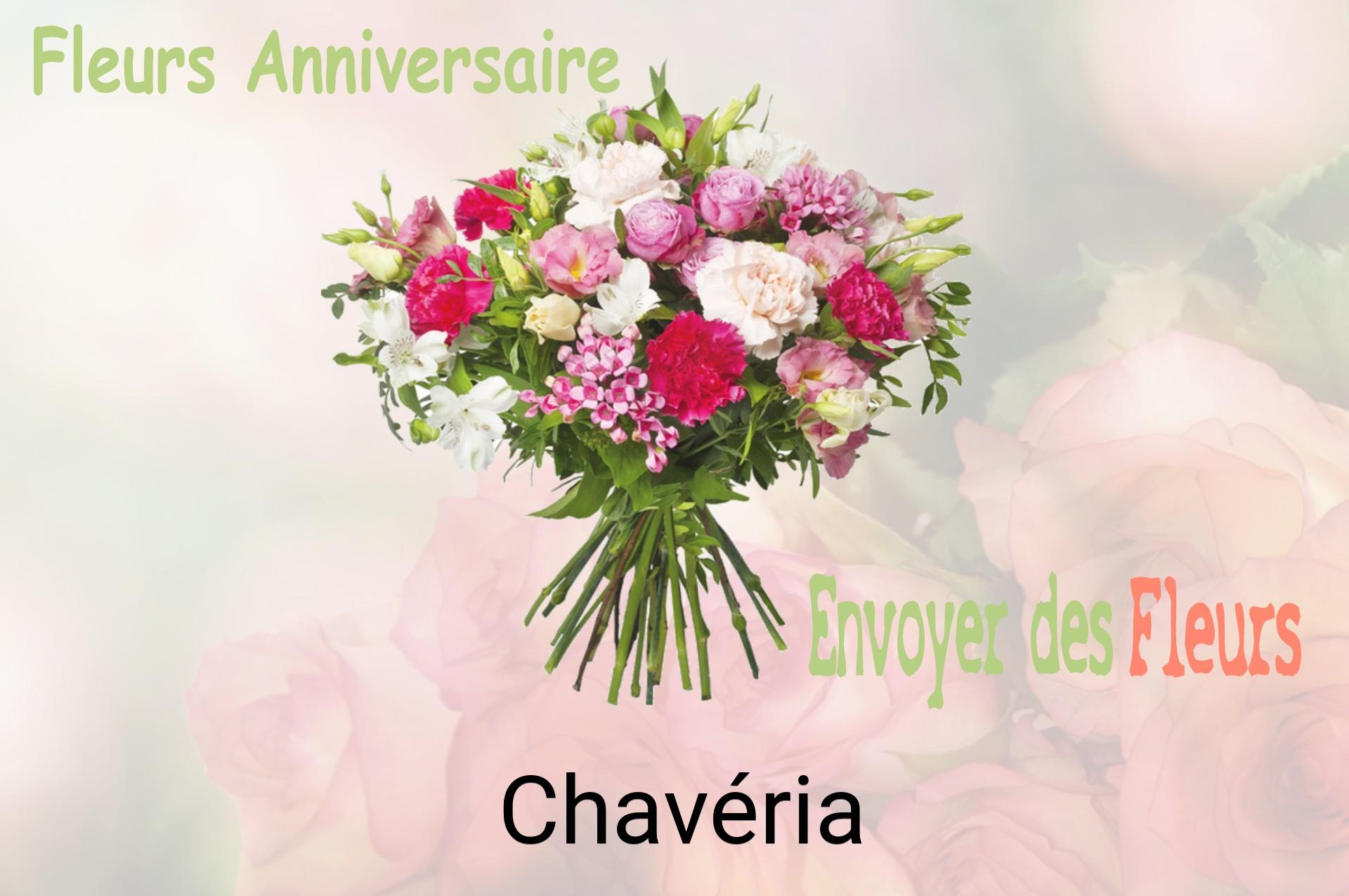 Bouquet de fleurs d’anniversaire livré à Chavéria