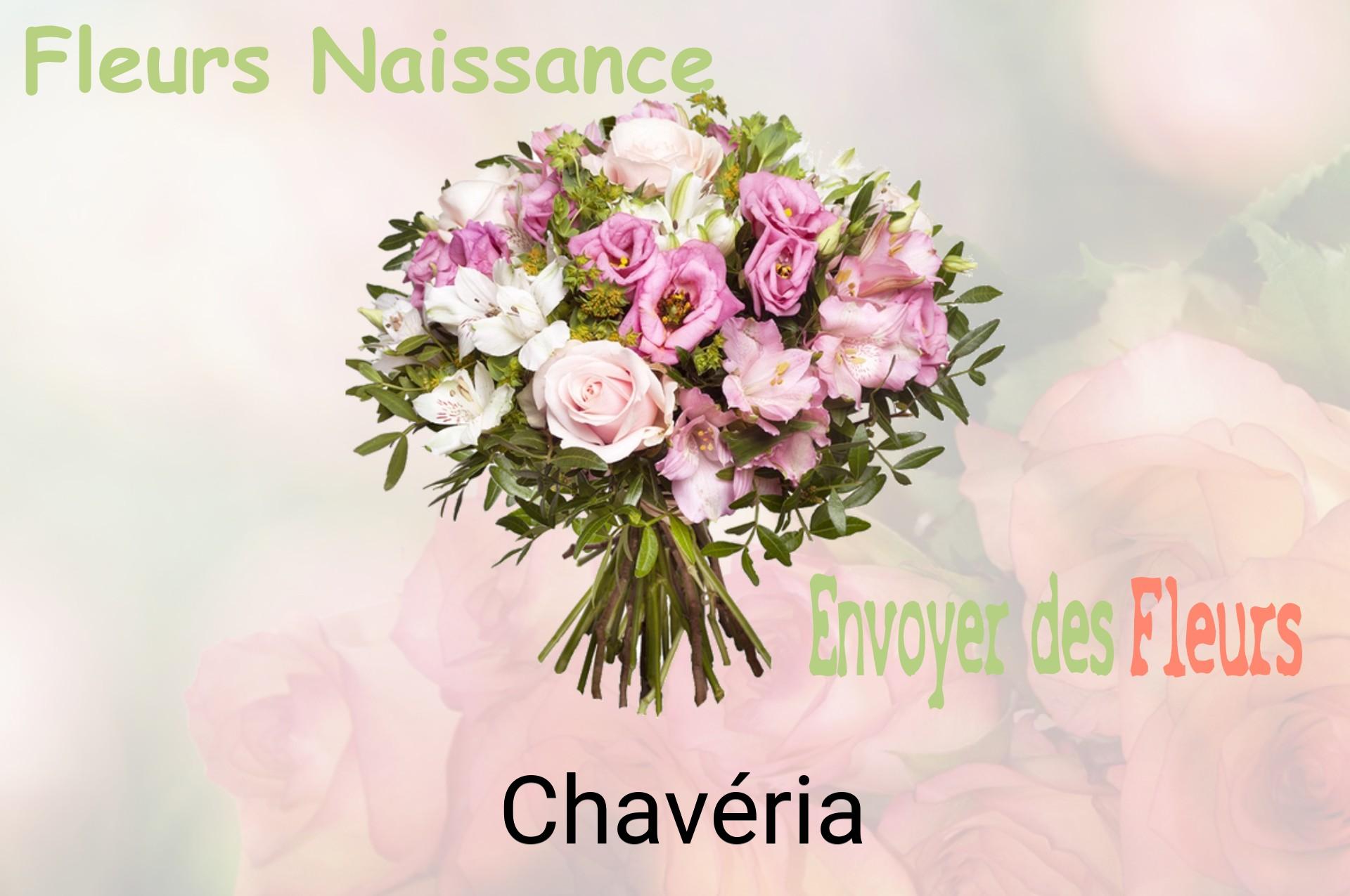Bouquet de fleurs de naissance livré à Chavéria